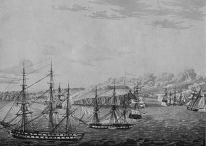 De val van Oswego, ca. 1815