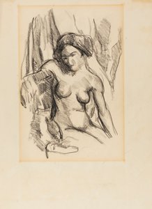 Zonder titel (naakt) door Robert Henri