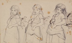 Studies voor een Schilderij door Robert Herdman