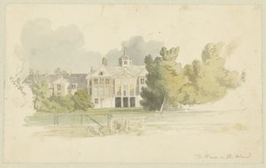 Gezicht op Huis ten Bosch door Robert Hills