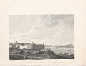 Illustratie uit het boek Geselecteerde uitzichten in Mysore, het land van Tippoo Sultan van Home, Robert en uitgegeven door Published by Mr. Bowyer (gb, 1794) door Robert Home