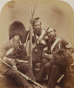 Temple en Judd, Scotch Fusiliers Guards door Robert Howlett