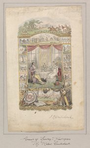 Ontwerp voor de frontispice van de Annals of Sporting and Fancy Gazette, Volume 1