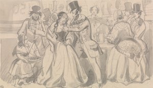 Openbare Verfrissing in Lage Kringen door Robert Isaac Cruikshank