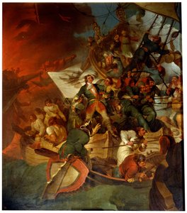 Inname van Azov op 18 mei 1696, laat 18e of 19e eeuw door Robert Ker Porter