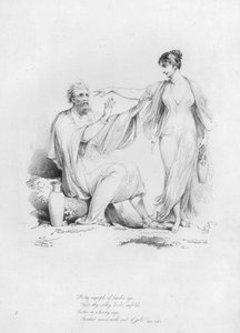 Anacreon, Ode LXXVII door Robert Kerr (after) Porter