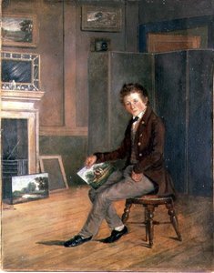 Portret van Joseph Stannard (1797-1830) als een Jongeling door Robert Ladbrooke
