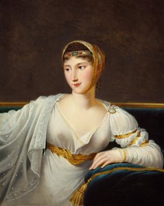 Portret van prinses Pauline Borghese, vrouw van generaal Leclerc door Robert Lefevre