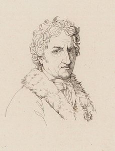 Portret van de componist Pierre-Alexandre Monsigny door Robert Lefevre