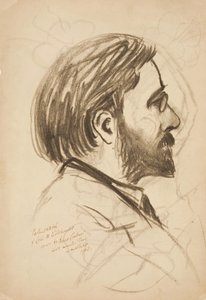 Portretschets van Louis M. Eilshemius, 1903