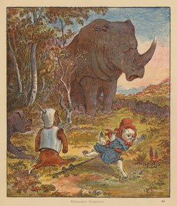 De Kitten Pelgrims: Neushoorn Chagrijnig door Robert Michael Ballantyne