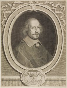 Kardinaal Mazarin door Robert Nanteuil