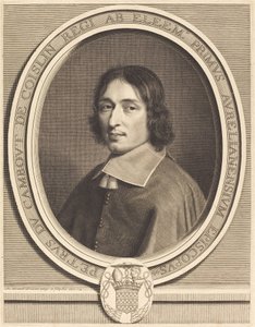 Kardinaal de Coislin door Robert Nanteuil
