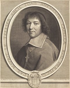 Charles-Maurice Le Tellier door Robert Nanteuil