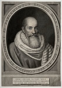 Edouard Molé door Robert Nanteuil