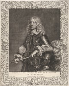 François de Vendôme, hertog van Beaufort, ca. 1649 door Robert Nanteuil