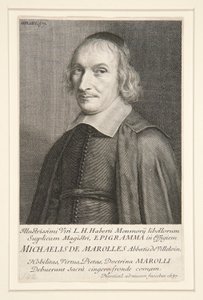 Michel de Marolles (1600-1681) door Robert Nanteuil