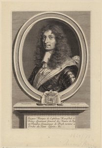 Portret van Jacques II de Castelnau, Frans maarschalk door Robert Nanteuil