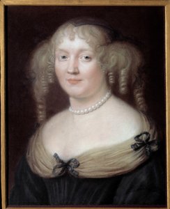 Portret van Marie de Rabutin-Chantal, Markiezin de Sévigné, vrouw van letters. Kasteel van Bussy-Rabutin