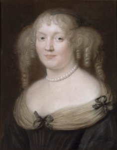 Portret van Marie de Rabutin-Chantal, Markiezin de Sévigné 1626-1696, ca. 1665 door Robert Nanteuil