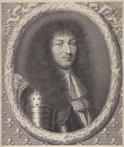 Portret van Lodewijk XIV, koning van Frankrijk door Robert Nanteuil