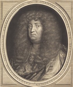 Jean-Frederic, Hertog van Brunswijk-Lüneburg (Hannover) door Robert Nanteuil after Jean Michelin