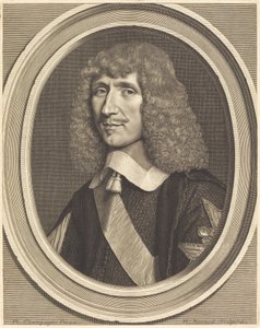 Leon-Bouthillier, Graaf van Chavigny door Robert Nanteuil after Philippe de Champaigne