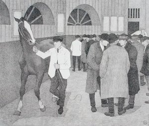 Paardenhandelaren bij de Barbican (Barbican No.2) 1921