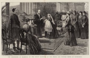 De Doop in Balmoral van de Jonge Dochter van de Prins en Prinses Henry van Battenberg door Robert Pritchett