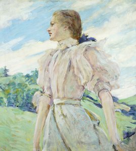Een Winderige Dag, ca. 1898 door Robert Reid