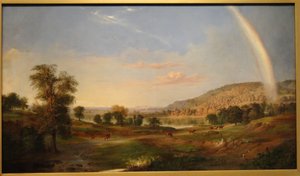Landschap met Regenboog door Robert S. Duncanson