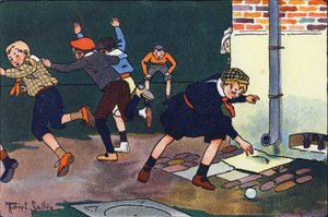 Kogel tegen de muur door Robert Salles