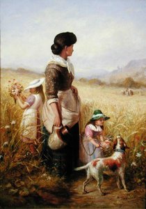 Zomerbloemen plukken door Robert Sanderson