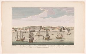 Gezicht op de stad Bombay