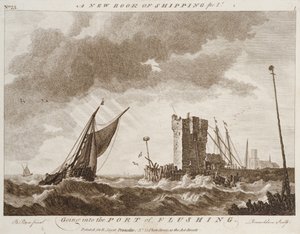 Binnenvaren van de haven van Vlissingen door Robert Sayer