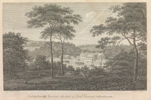 Arbuthnott House, de zetel van Lord Viscount Arbuthnott; pagina 10 (Volume One) door Robert Scott