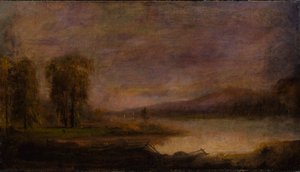 Landschap met Meer door Robert Seldon Duncanson