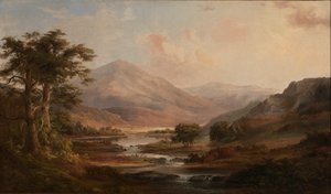 Schots Landschap, 1871 door Robert Seldon Duncanson