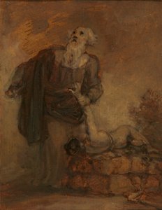Abraham en Isaak (Abraham grijpt Isaaks arm)