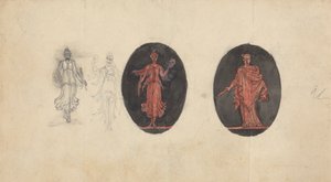 Allegorische Ontwerpen voor Medailles door Robert Smirke