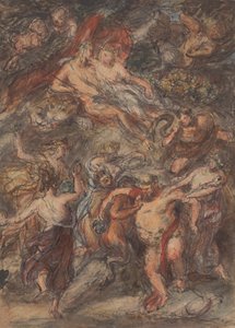 Bachanalia scène door Robert Smirke