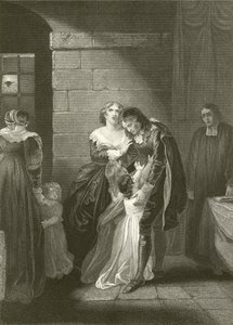 Laatste ontmoeting van Lord William Russell met zijn familie door Robert Smirke