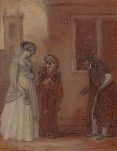 Meester William Page en Sir Hugh Evans door Robert Smirke
