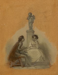 Ze Vertelde Nooit Haar Liefde, Maar Zat Als Geduld op een Monument
