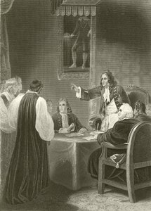 De Bisschoppen voor de Geheime Raad 1688 door Robert Smirke