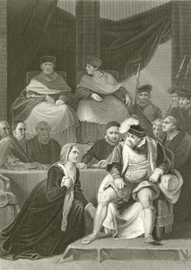 Proces van het huwelijk van Hendrik VIII door Robert Smirke