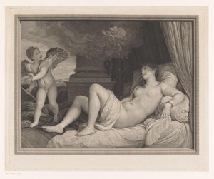 Jupiter verschijnt als gouden regen aan Danaë door Robert Strange