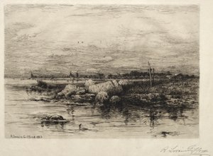 Monding van de Apponaganasett-rivier