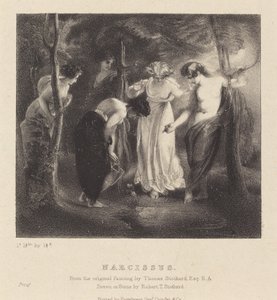 Narcissus door Robert T. Stothard after Thomas Stothard
