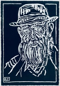 Stoere man met baard